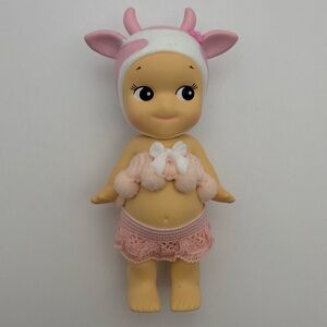Custom Pink Sonny Angel Cow from Animal V2 Series.